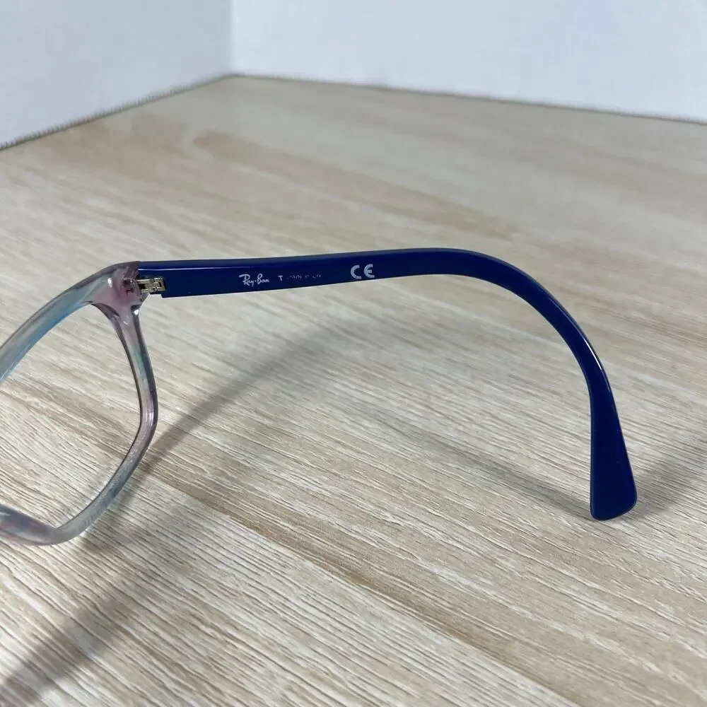 Ray-Ban RB1591 3807 Kids Eyeglasses Blue Clear Frames Only 48-16-130